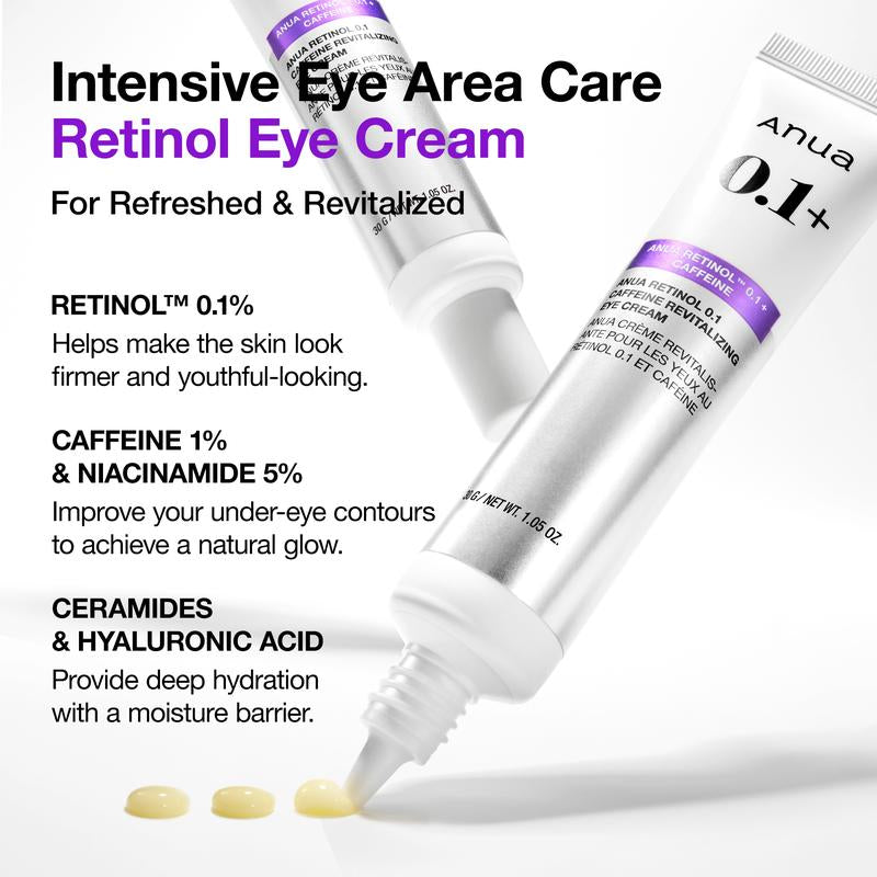[Anua Official Shop] the Rejuvenation Trio (Retinol Eye Cream + TXA Serum + SPF) | Korean Sunscreen, Spf 50, No White Cast, Dark Spot, Age-Defying, Anti-Aging, Rejuvenate, Wrinkle Care