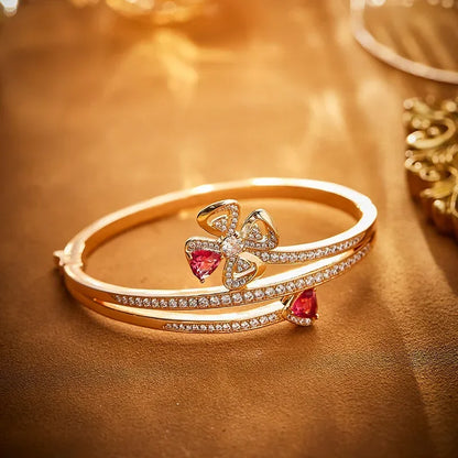 🌹 The Rosé Empress Set (A crown-worthy collection of rings, bracelets, and necklaces in radiant rose tones.) Luxurious Set,Where Opulence Meets Elegance，As Unique As You Are