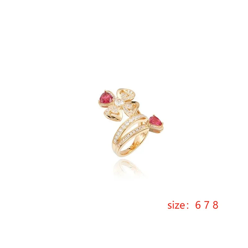 🌹 The Rosé Empress Set (A crown-worthy collection of rings, bracelets, and necklaces in radiant rose tones.) Luxurious Set,Where Opulence Meets Elegance，As Unique As You Are
