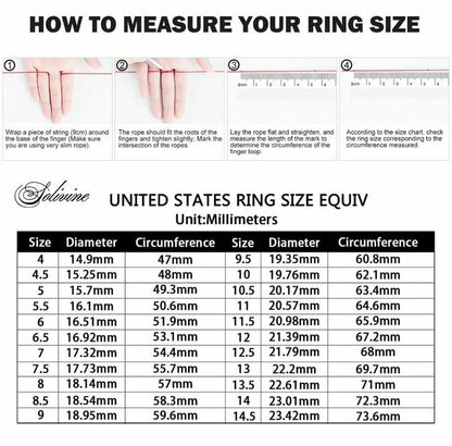 SOLIVINE Oval Cut Ring, Two Tone Gold Band, Vintage Engagement Ring for Women, 925 Silver Jewelry 5A Cubic Zirconia CZ Wedding Rings Gifts for Her